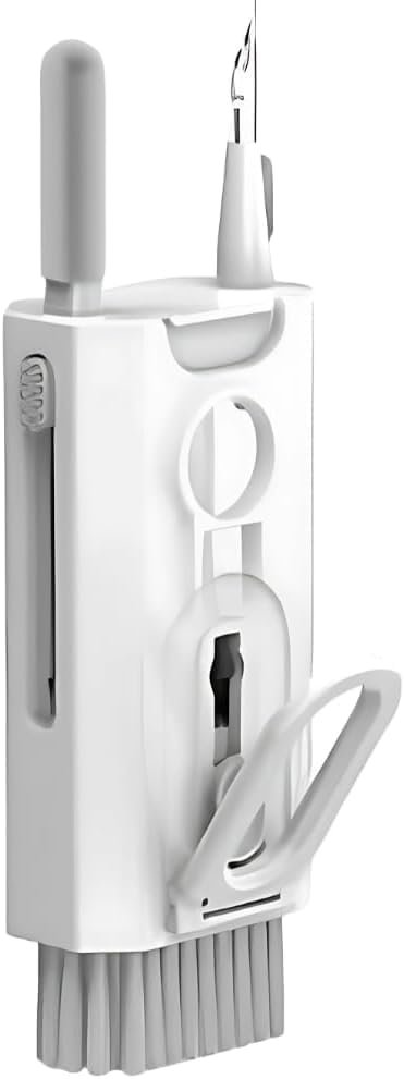 kit limpeza pc – limpador de teclado multifuncional 8 em 1 com removedor de teclas, escova retrátil, limpador de tela e fones. ideal para notebook, celular, mouse e eletrônicos