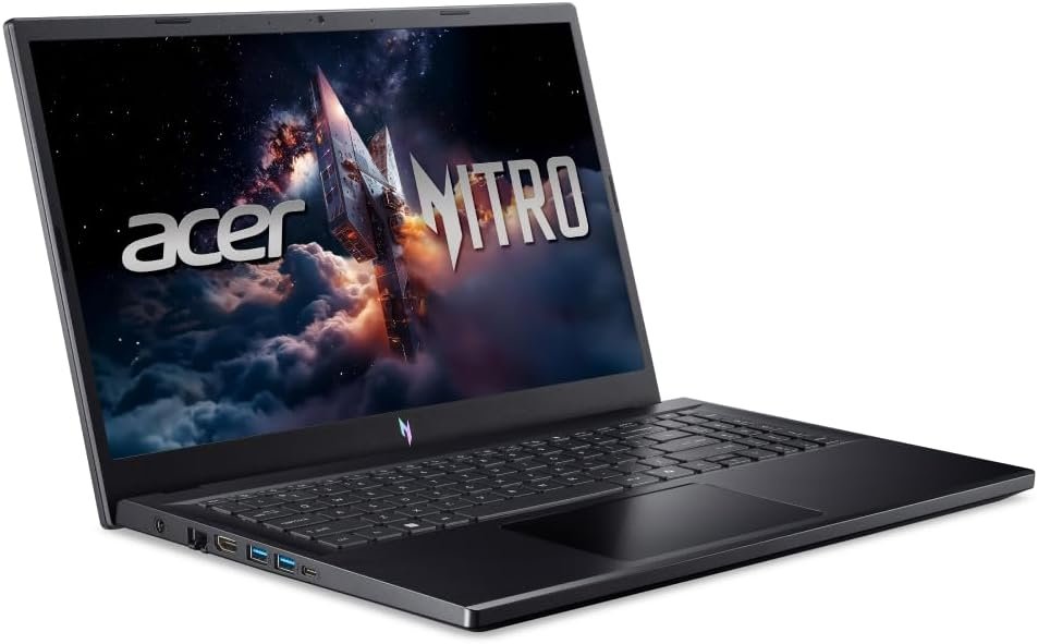 notebook acer nitro v15 anv15 52 51e4 intel core i5 16gb 512gb ssd tela 15,6 led ips 165hz (rtx 4050) fhd windows 11