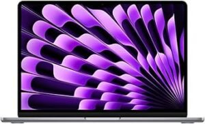 apple 2024 macbook air (de 13 polegadas, processador m3 da apple com cpu 8‑core e gpu 8‑core, 16gb memória unificada, 256 gb) cinzento sideral