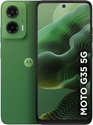 smartphone motorola moto g35 5g 128gb 12gb (4gb ram+8gb ram boost) e camera 50mp com ai nfc tela 6.7" com superbrilho verde
