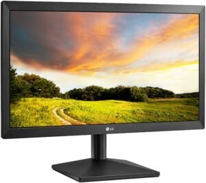 monitor lg 19.5" hd 60hz 2ms dynamic action sync vga 20mk400h b.awzm