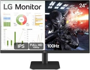 monitor pc gamer lg 24ms500 24” ips 100hz full hd hdmi 2x