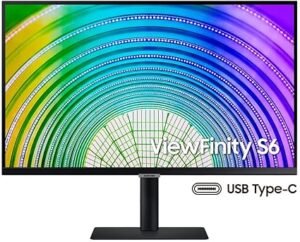 monitor qhd samsung 27', eco saving plus, eco light sensor, eye saver mode, flicker free, picture by picture, picture in picture, freesync, game mode, image size, auto source switch, adaptive picture