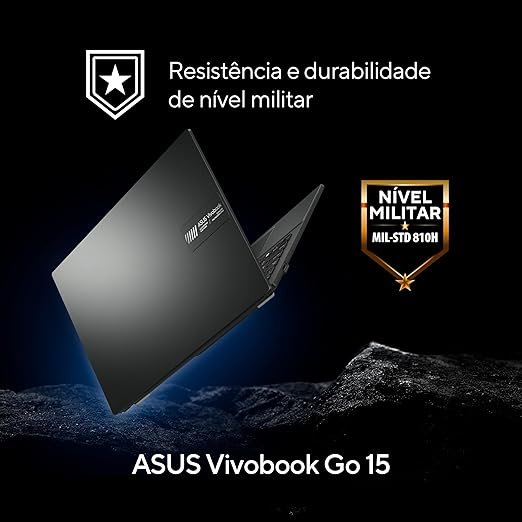 notebook asus vivobook go 15, amd ryzen 5 7520u, 8gb, 256gb ssd, keepos, tela 15,6" fhd, mixed black e1504fa nj731 notebook asus vivobook go 15, amd ryzen 5 7520u, 8gb, 256gb ssd, keepos, tela 15,6" fhd, mixed black e1504fa nj731