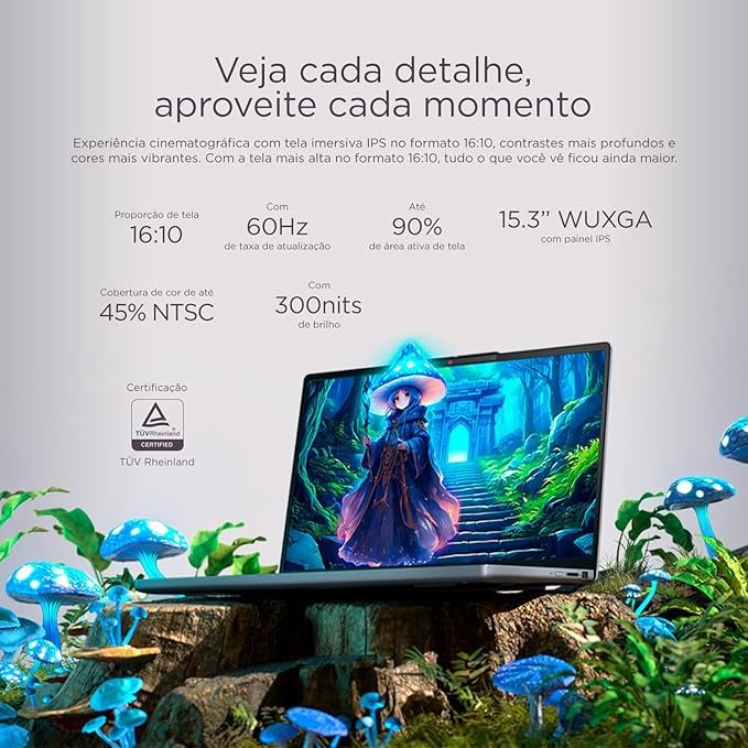 notebook lenovo ideapad slim 3 15irh10 intel core i5 13420h 8gb 512gb ssd windows 11 15.3" 83ns0002br luna grey