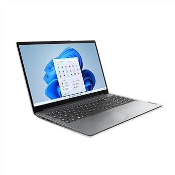 notebook lenovo ultrafino ideapad 1 intel core i3 1215u 8gb 256gb ssd windows home 15.6" 82vy000sbr cloud grey