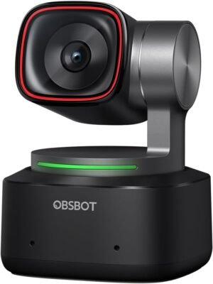 obsbot tiny 2 4k webcams，com controle de voz ptz, rastreamento ai multimodo e foco automático, câmera web com sensor de 1/1,5", controle por gestos,1080p 60 fps, adequado go pro？logi tech？computador