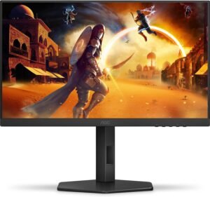 aoc, monitor gamer g4 24” 180hz, 24g4/p, 0,5ms ips, com ajuste de altura
