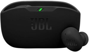 fone de ouvido sem fio, jbl, bluetooth, wave buds 2, intra auricular, sem fio, resistente À Água e poeira preto